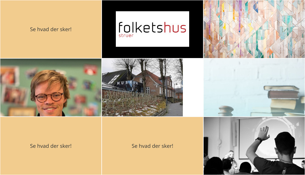 Ugens begivenheder i Struer: Fra litterære foredrag til retshjælp og hyggeeftermiddage