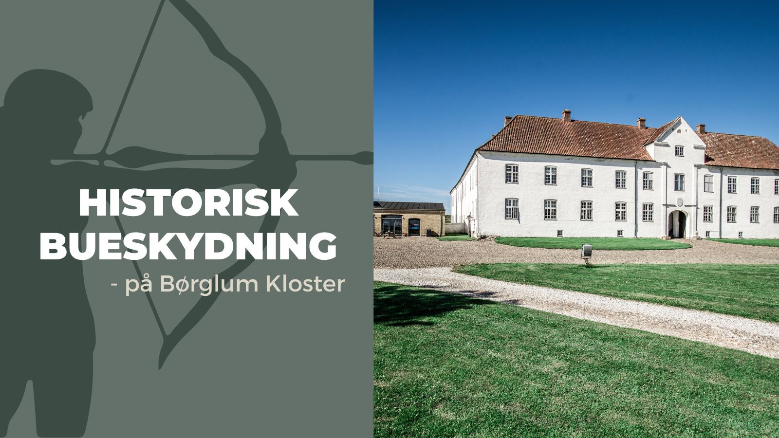 Tag på tidsrejse med historisk bueskydning på Børglum Kloster