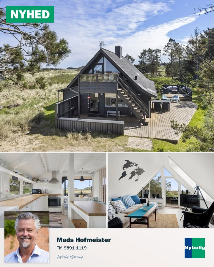 Nybolig Hjørring præsenterer unikt fritidshus med vesterhavsudsigt i Tornby