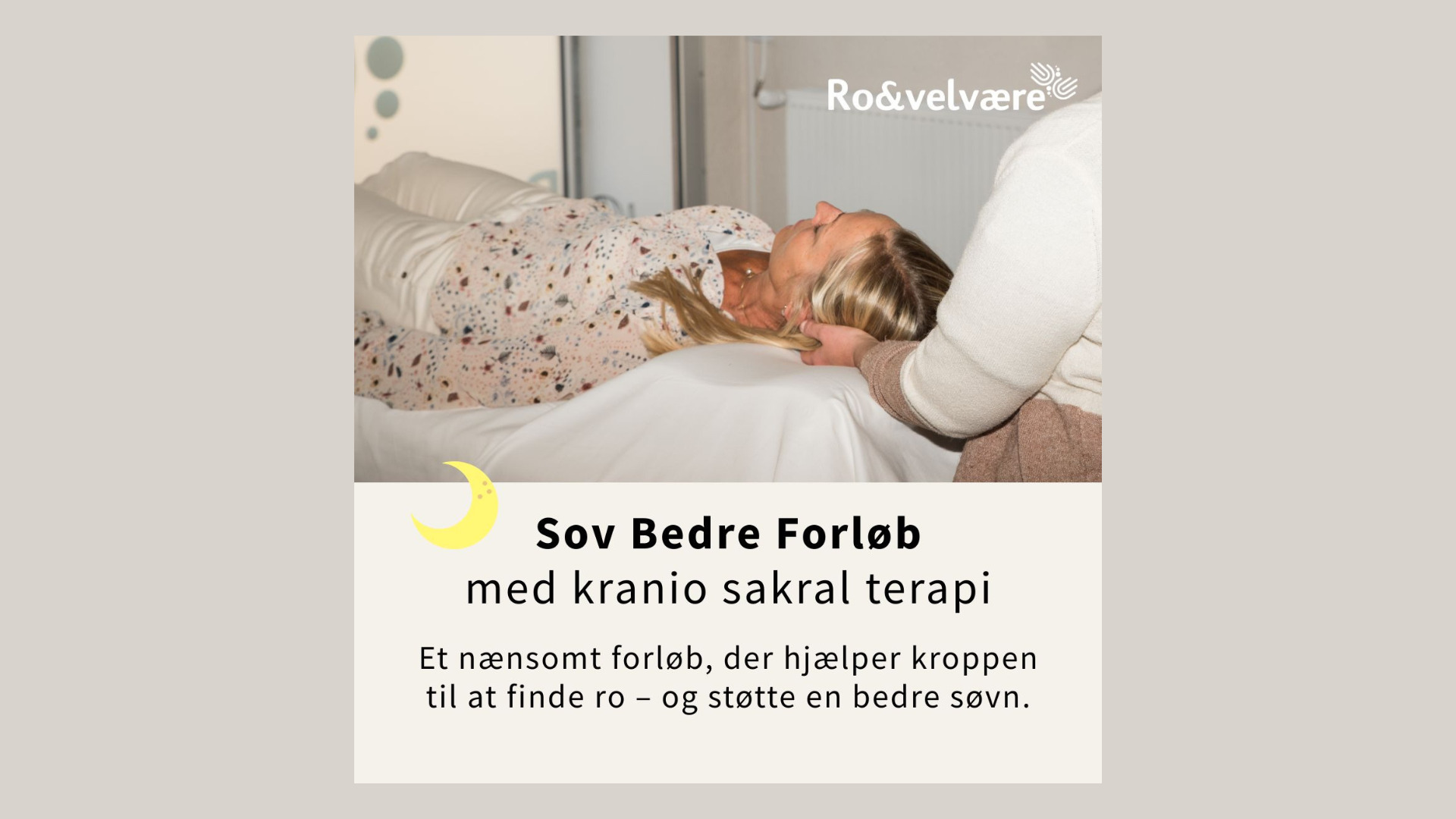 Sov bedre med Ro & velvære: Eksklusivt tilbud på kranio sakral forløb