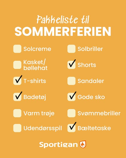 Sportigan Hadsund inviterer dig forbi butikken for at blive klar til sommerferien