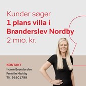 Home Brønderslev søger villa i Nordbyen til konkrete købere