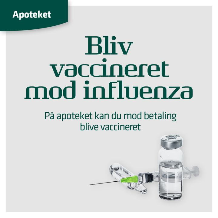 Ikast Apotek tilbyder influenzavaccination mod betaling