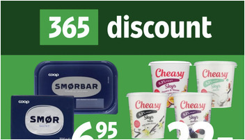 Coop smør til kun 6,95 kr. og BKI kaffe til 35 kr. - se ugens lokale tilbud