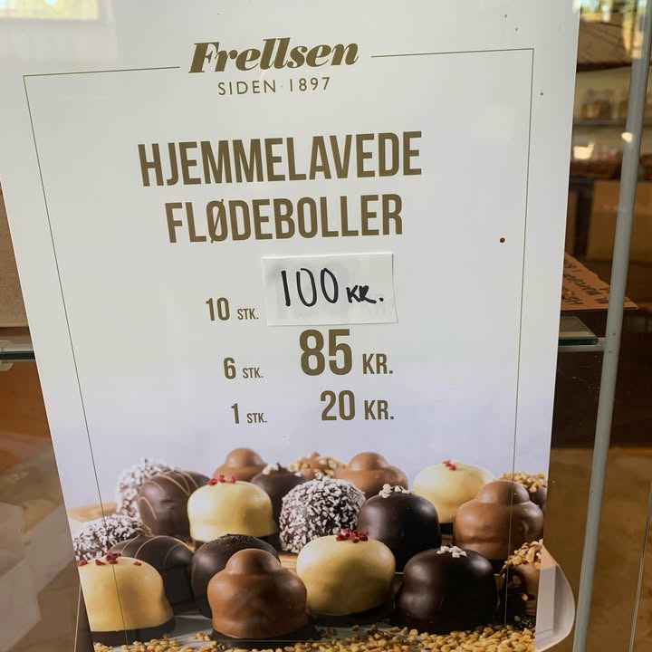Fru Hansens Butik & Café frister med uimodståelige flødeboller fra Frellsen Chokolade