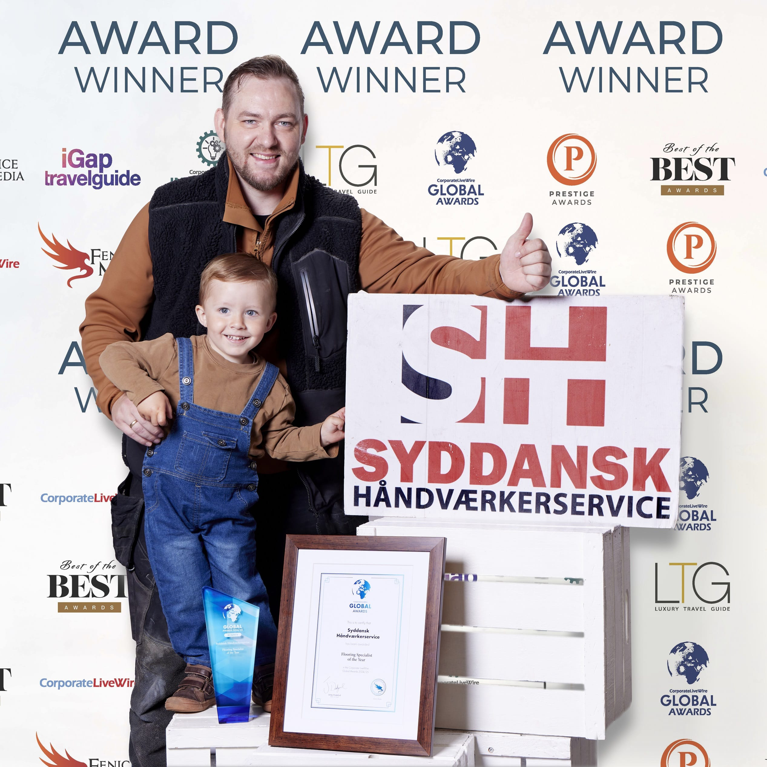 Internationale roser til Nordalsisk gulvvirksomhed