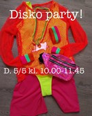 Disko party med fitness twist: G-strengs gymnastikdragt og benvarmere er påkrævet