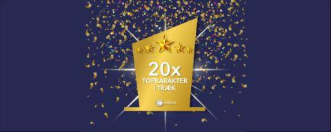 Jørgen Laursen A/S fejrer salgschefens topkarakter fra 20 kunder i træk