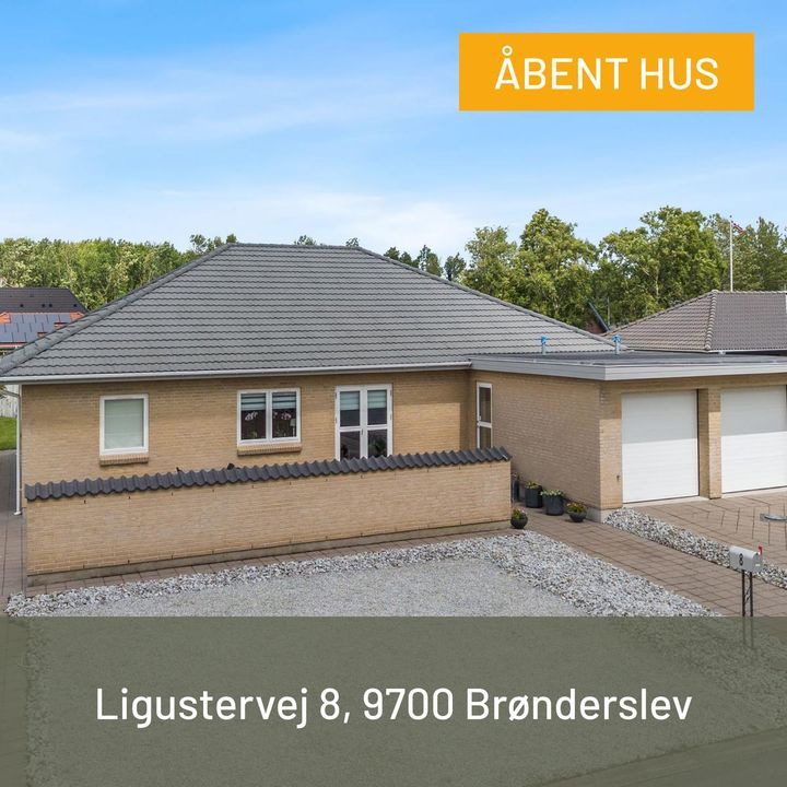 Mæglerhuset Brønderslev inviterer til åbent hus i Brønderslev og Vrå på søndag