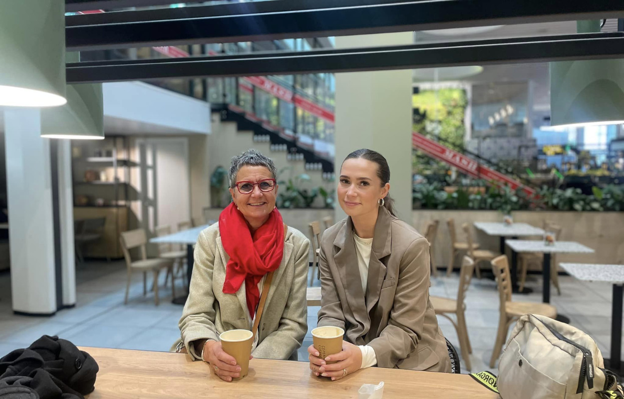 Cecilie og Lene fra HAVKYST har fået en varm velkomst i lokalområdet