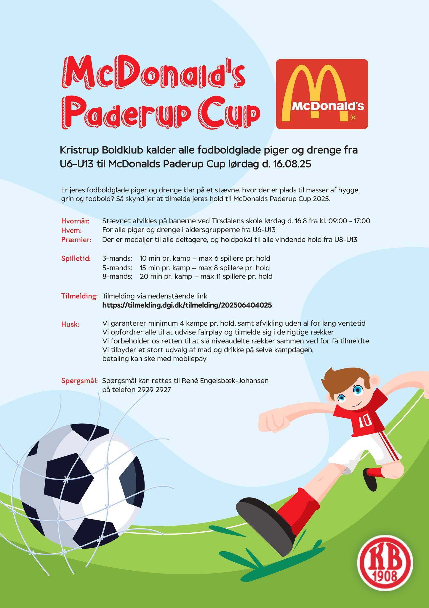 McDonalds Paderup Cup i Randers tiltrækker fodboldglade unge