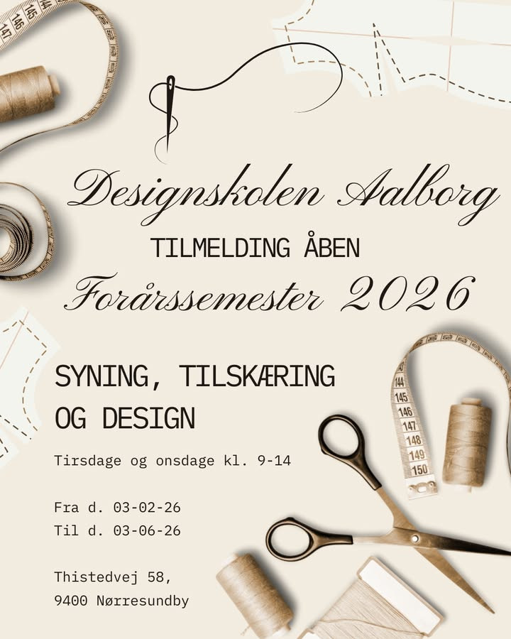 Fokus Folkeoplysning tilbyder kursus i syning og design på Designskolen Aalborg