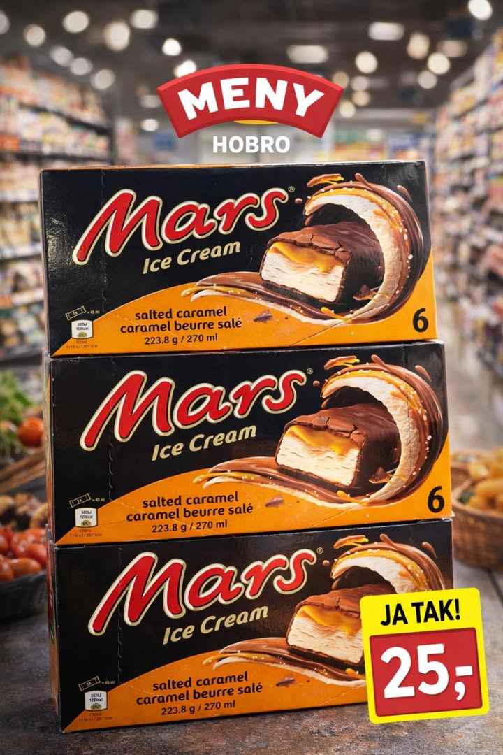 Meny Hobro tilbyder Mars salted caramel til halv pris
