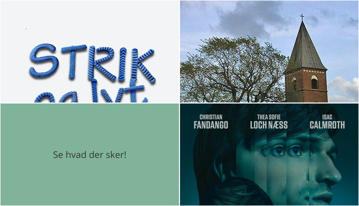 Håndarbejdshygge, fællesskab i kirken og dramatisk filmoplevelse, hvad sker der i Hjallerup i næste uge?