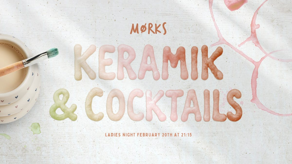 Kreativ aften på Mork's Natklub: Mal keramik og nyd fri bar
