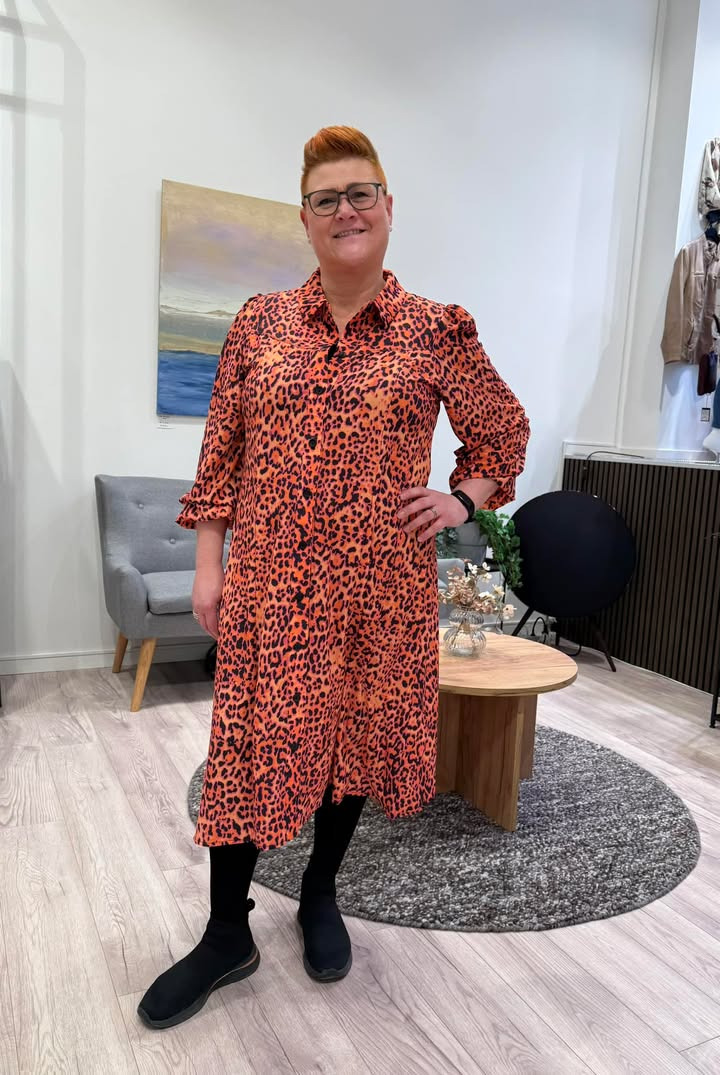 Only Curves præsenterer leopardkjole fra Zoey med unikke detaljer