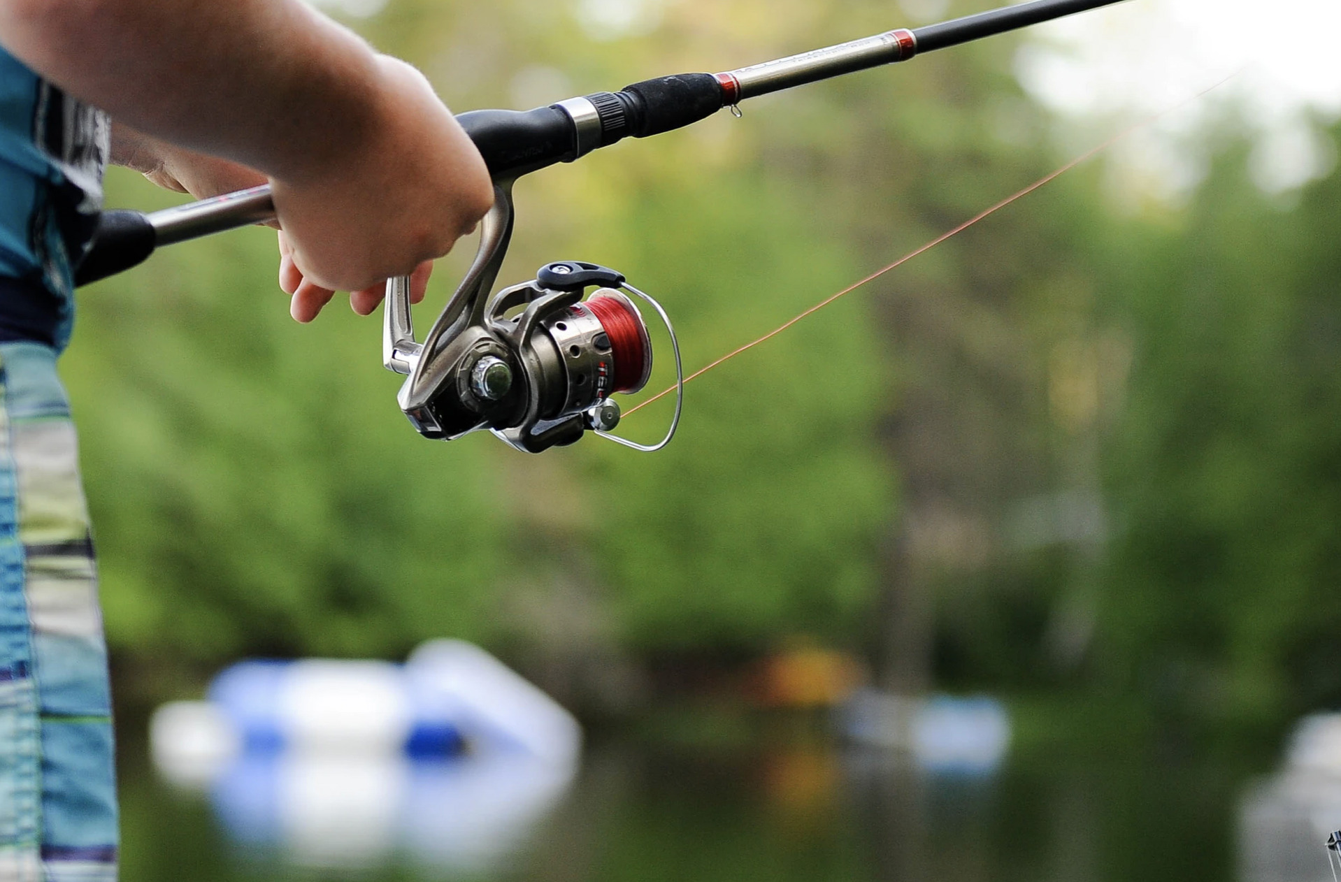 Lystfiskeri ved Den Blå Bro