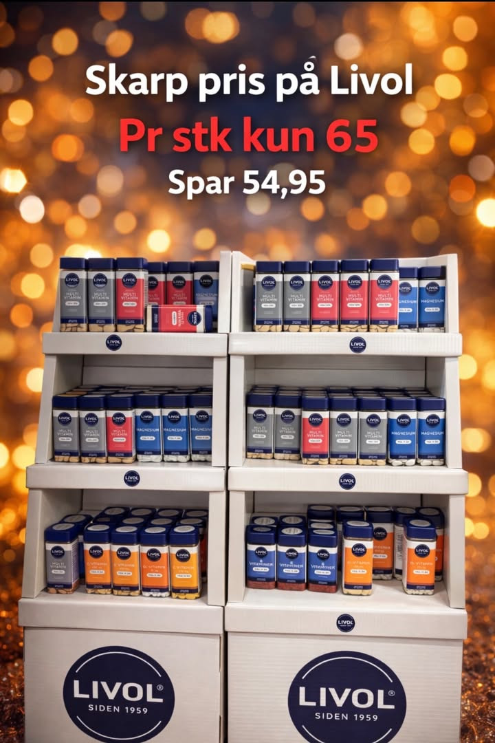 Meny Hobro tilbyder Livol-tilbud med op til 54,95 kr. i rabat