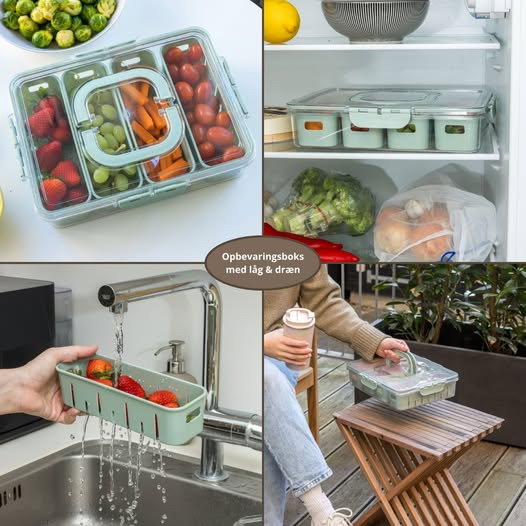 Opbevaringsboks med dræn hos SPAR Skejby for kun 39,95 kr