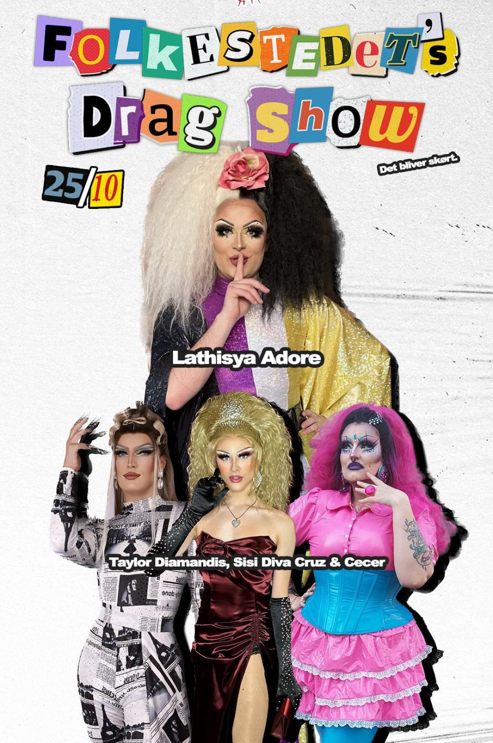 Dragshow på Folkestedet: En aften med glamour og grin