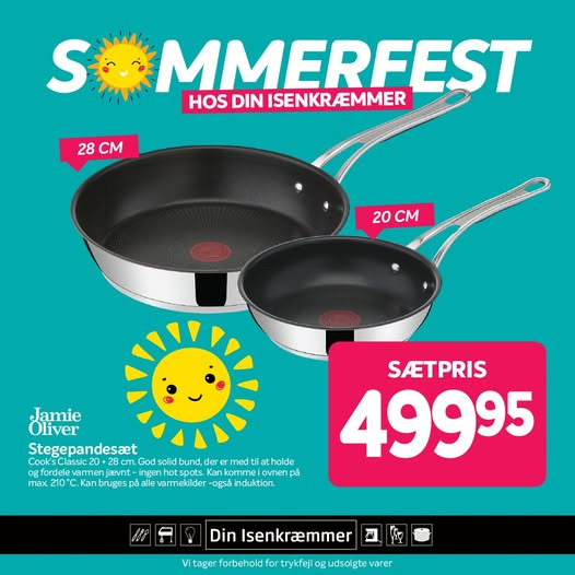 Jamie Oliver pandesæt: Den perfekte gave til køkkenet fra Fredericia Isenkram