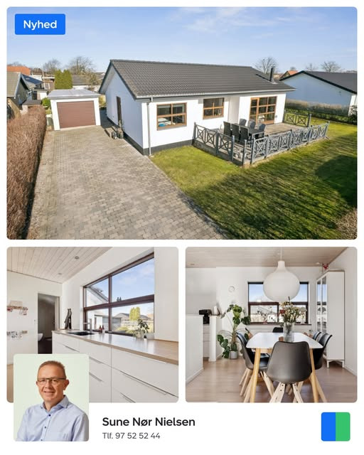 Nybolig Skive I/S præsenterer moderniseret etplansvilla i Nørre Søby