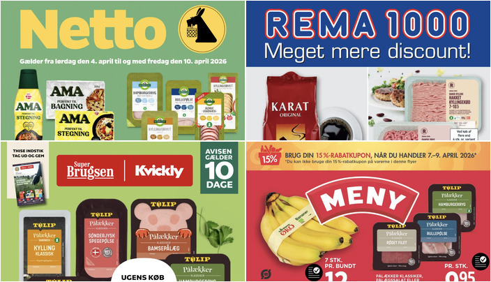 Økologiske bananer til kun 12 kr. og hakket dansk kød til 20 kr. - se de lokale tilbud