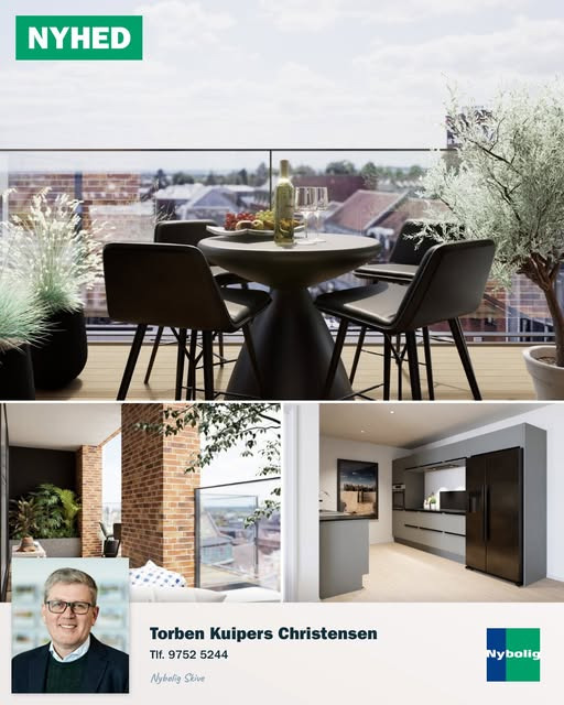 Nybolig Skive I/S præsenterer nye lejligheder i hjertet af Skive