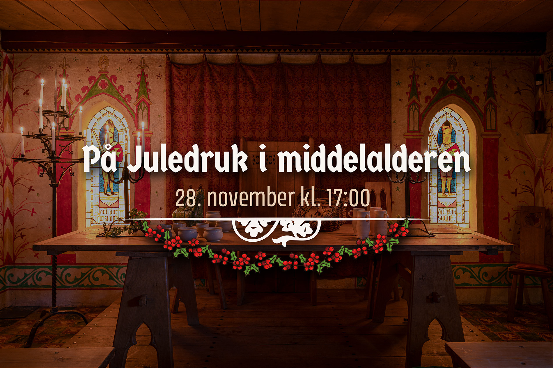 Oplev julens historie med øl og mjød på Middelaldercentret