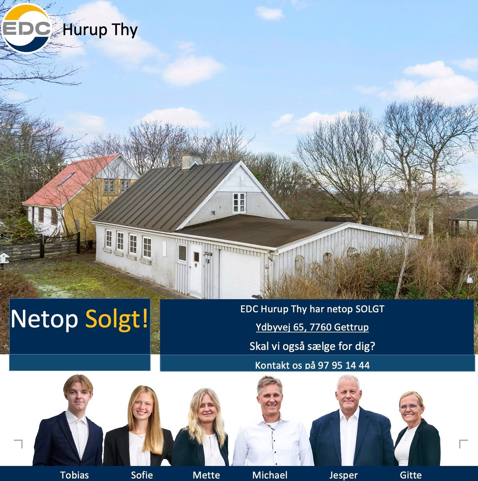 EDC Hurup Thy fejrer salg i Gettrup og tilbyder gratis salgstjek