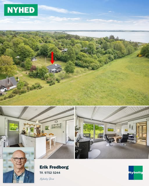 Nybolig Skive I/S præsenterer charmerende fritidsbolig ved Hostrup Strand