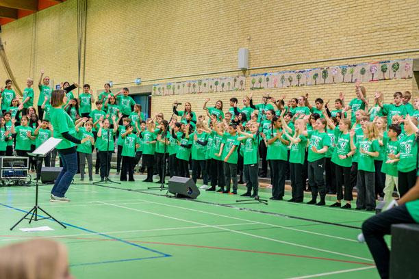 Vallensbæk skoler organiserer magiske musikbegivenheder for at fejre elevernes talent og samarbejde