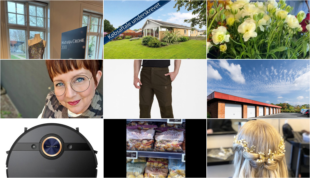 Nyt fra Gimsinghoved, Florist Pernille DB, Lux By Jakobsen og 7 andre