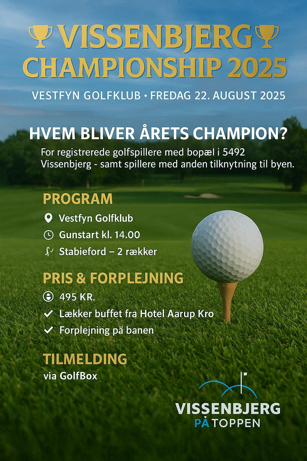 Golfentusiaster inviteres til Vissenbjerg Championship 2025