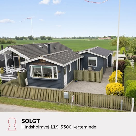 Home Kerteminde-Munkebo annoncerer boligsalg på Hindsholmvej 119, Kerteminde