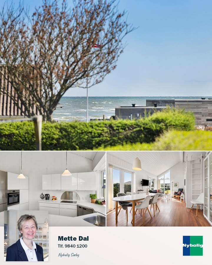 Nybolig Sæby A/S præsenterer moderne fritidshus tæt på strand og byliv