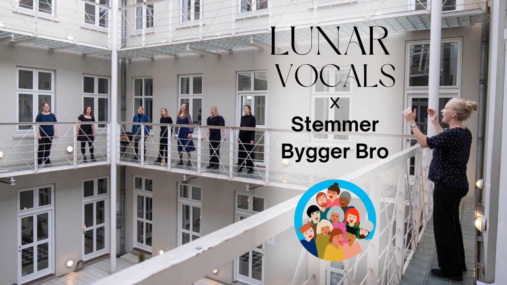 Oplev Lunar Vocals' unikke acapella-klang til en stemningsfyldt koncert i gården
