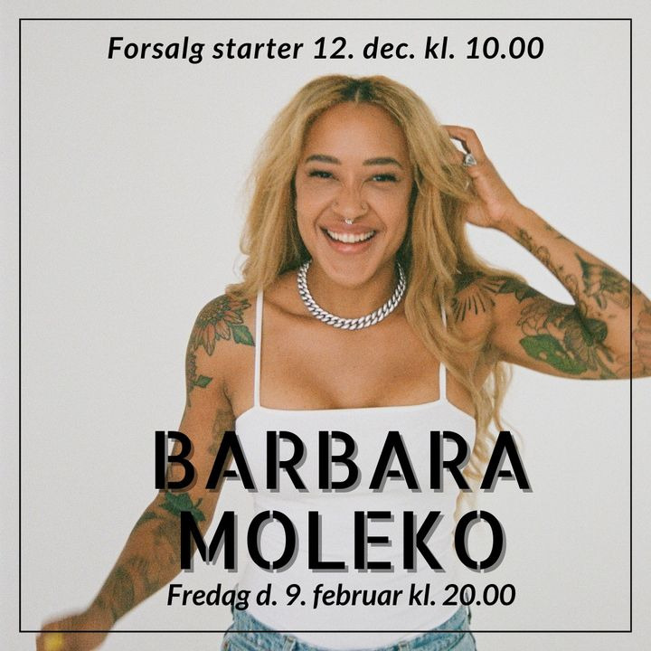 Barbara Moleko: En intim, unplugged oplevelse i Pavillonen