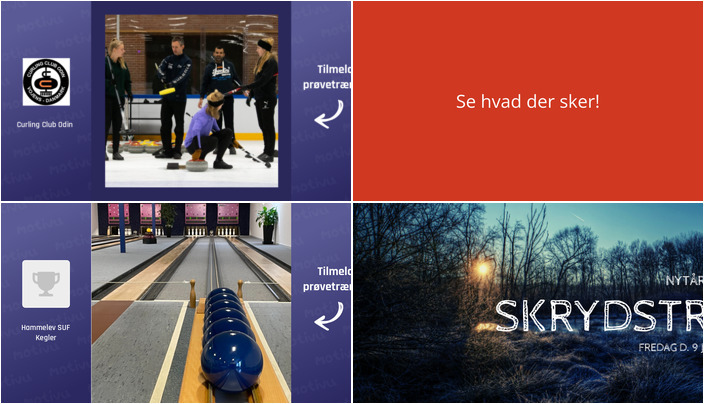 Aktiviteter i Vojens: Curling, Kegler og Nytårstur
