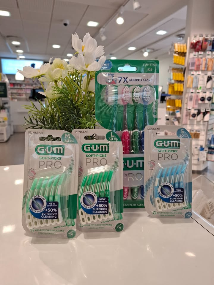 Ikast Apotek fremhæver tilbud på GUM tandplejeprodukter