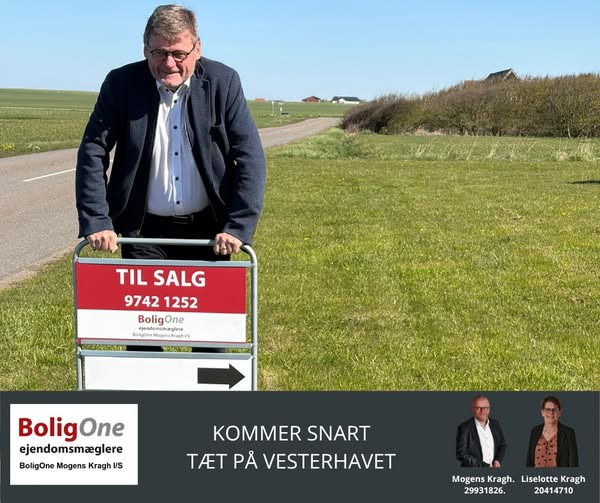 BoligOne Mogens Kragh I/S annoncerer kommende salg af ejendom tæt på havet