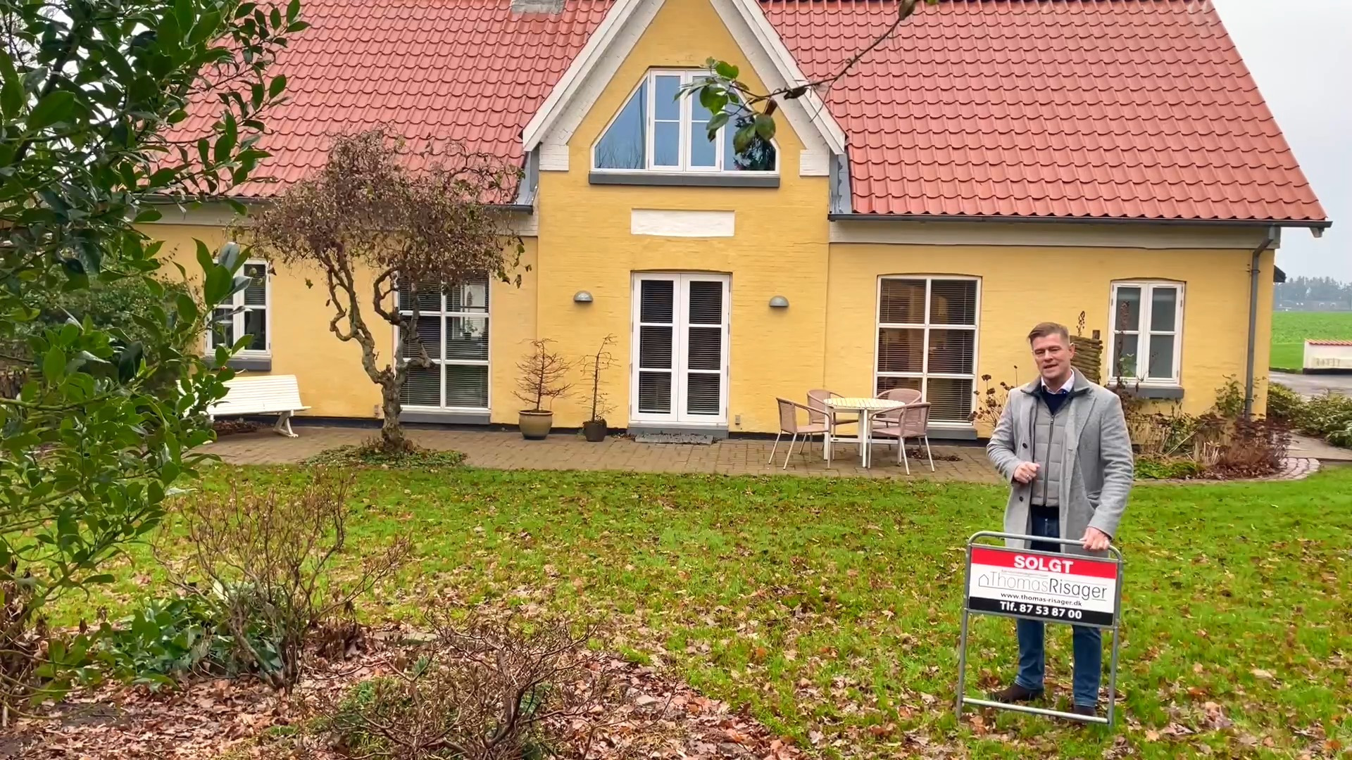 Ejendomsmæglerfirmaet Thomas Risager A/S sælger landejendom i Vrå