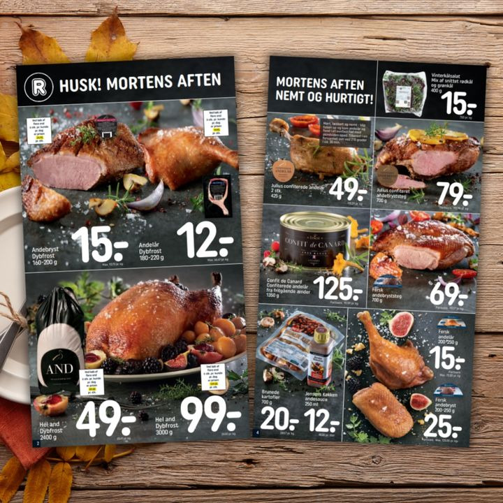 Rema 1000 Hadsund tilbyder nemme løsninger til Mortens Aften