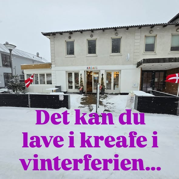 Kreafe inviterer til kreativ vinterferie med aktiviteter for hele familien