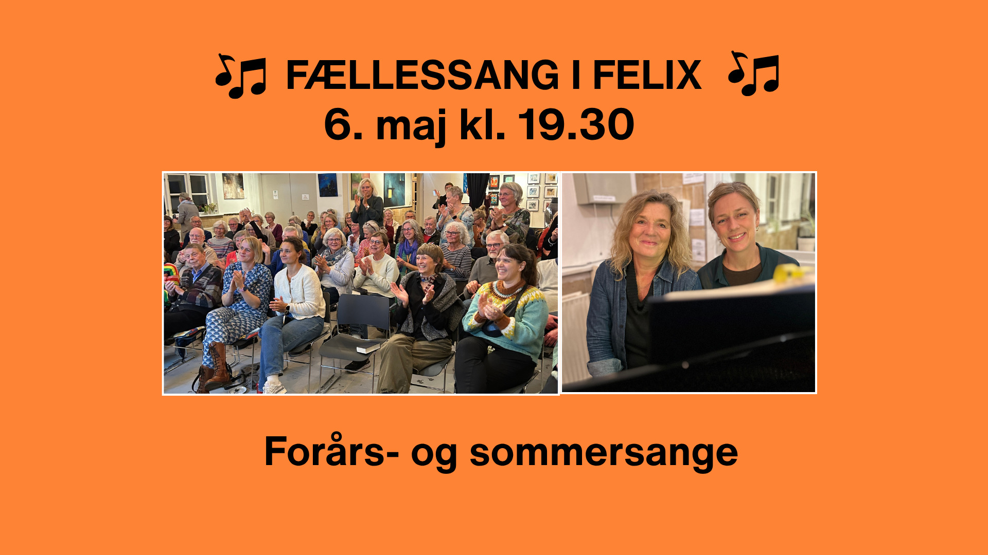 Fællessang i Domus Felix: En aften med forårs- og sommersange
