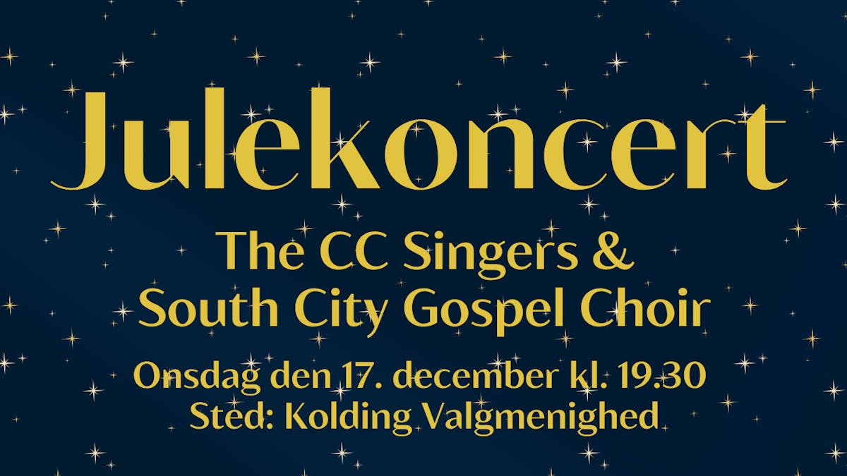 Dobbelt julekoncert med South City Gospel Choir og The CC Singers