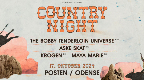 Musikalsk aften med The Bobby Tenderloin Universe og venner i Odense