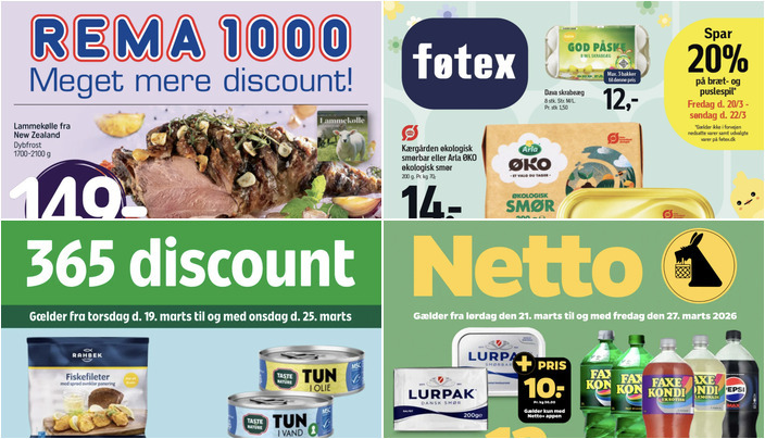 Rahbek fiskefileter til 12 kr. og Lurpak smør til kun 10 kr. - se de fantastiske tilbud i Herlev