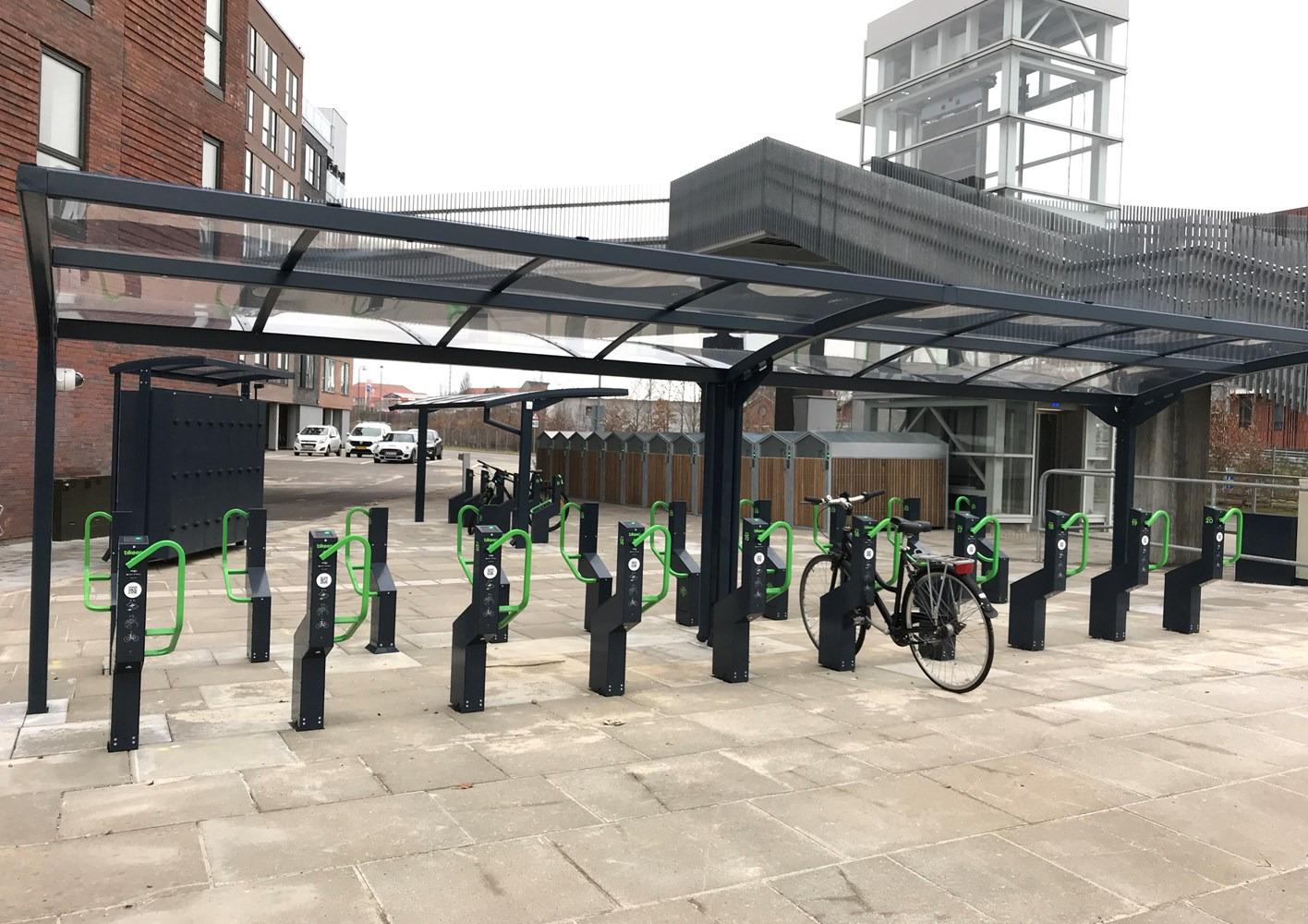 Sikker cykelparkering åbner på Viborg Station