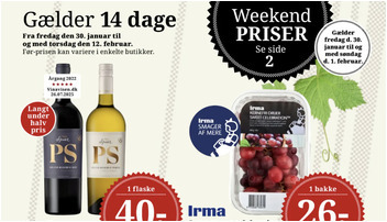 Spier PS vin til kun 40 kr. og Coca-Cola til 65 kr. for medlemmer - se de gode tilbud i DagliBrugsen